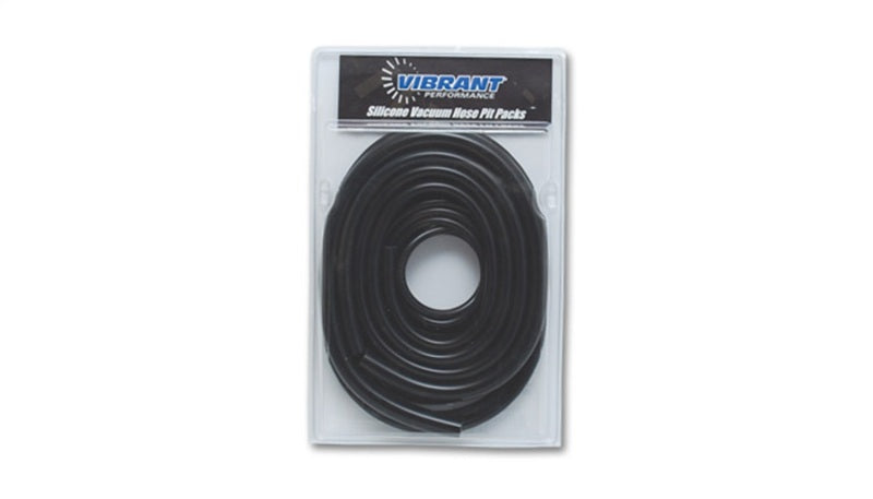 Vibrant Silicon vac Hose Pit Kit Blk 5ft- 1/8in 10ft- 5/32in 4ft- 3/16in 4ft- 1/4in 2ft-3/8in - 0