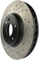 StopTech Power Slot 09-10 Audi A4/A4 Quattro / 08-10 A5 / 10 S4 Front Right Drilled & Slotted Rotor-7