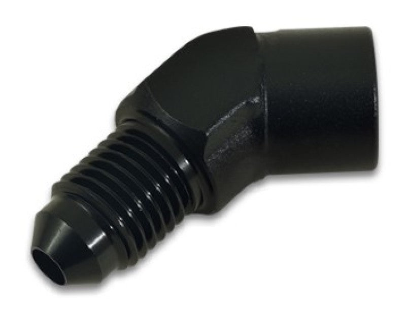 Vibrant -3AN to 1/8in NPT 45 Degree Adapter Fitting - 0