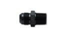 Vibrant -10AN to 1/2in NPT straight adapter fitting - Aluminum-1