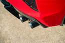 Corsa 2020-2025 Chevrolet Corvette C8 RWD 3in Track Cat-Back Delete Exhaust w/4.5in CF Polished Tips-3