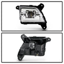 Spyder 19-20 Chevy Silverado 1500 OEM Style Full LED Fog Light w/Switch - Clear (Wont Fit RPO U12)-12