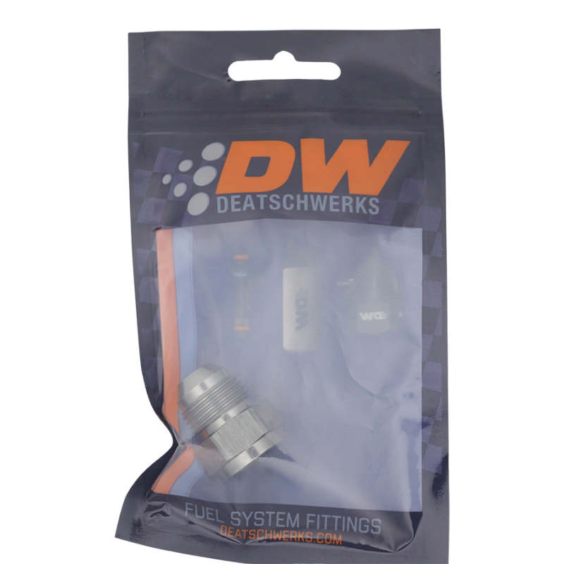 DeatschWerks 6AN Female Flare to 8AN Male Flare Expander - Anodized DW Titanium - 0