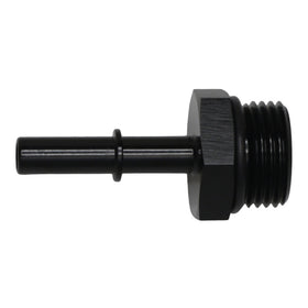 DeatschWerks 10AN ORB Male to 5/16in Male EFI Quick Connect Adapter - Anodized Matte Black - 0