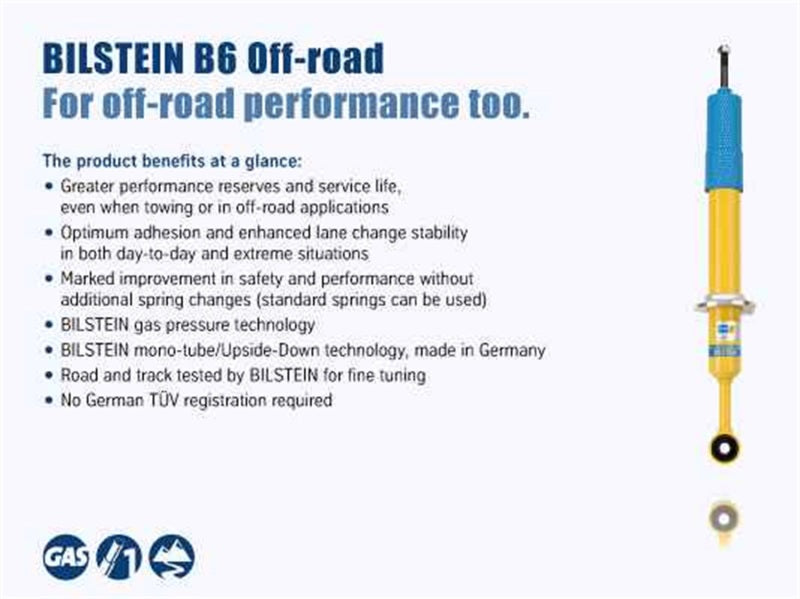 Bilstein 4600 Series 11-14 Jeep Grand Cherokee Front 46mm Monotube Shock Absorber - 0