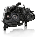 ANZO 2013-2015 Nissan Altima Projector Headlight Black Amber-5