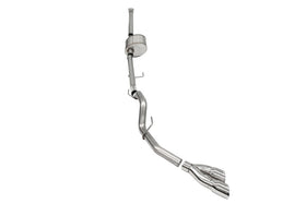 Corsa 2021-2025 Ford F-150 SuperCrew/6.5in Bed 5.0L V8 Xtreme Cat-Back Dual Side Exit-Polished