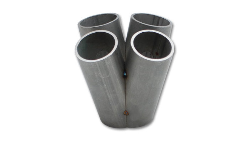 Vibrant 4 into 1 SS Turbo Mani Collector for All T4 in Flange 48mm Pipe OD 4.75in tall 78mmx64mm out - 0