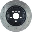 StopTech 12-16 BMW 335i Slotted & Drilled Rear Left Rotor-2