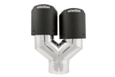 MBRP 3in ID / Dual 4in OD Out Staggered L 9.37in / R 9.87in Dual Wall Carbon Fiber Univ Exhaust Tip-5