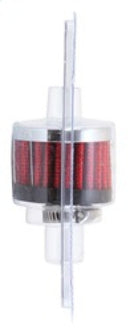 K&N Clamp On Rubber Base Crankcase Vent Filter 0.375in Flange ID x 2in OD x 1.5in Height-18