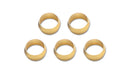 Vibrant Brass Olive Inserts 5/16in - Pack of 5-2