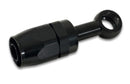 Vibrant -10AN Banjo Hose End Fitting for use with M12 or 7/16in Banjo Bolt - Aluminum Black-2