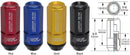 Project Kics Leggdura Racing Shell Type Lug Nut 53mm Open-End Look 16 Pcs + 4 Locks12X1.25 Gold-2