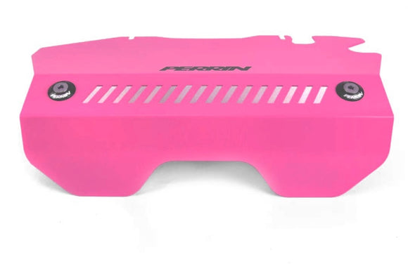 PERRIN 15-21 Subaru WRX Engine Cover Kit (Intercooler & Pulley Covers Incl.) - Hyper Pink