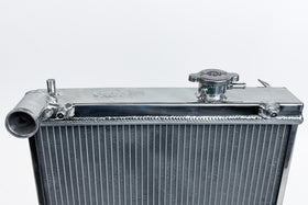 CSF 03-07 Mitsubishi Lancer EVO 7/8/9 1/2 Size Radiator - Polished - 0