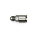 DeatschWerks 6AN Male Flare to 1/4in Female EFI Quick Connect Adapter - Anodized Matte Black-3