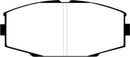 EBC 86-92 Toyota Supra 2.8 Redstuff Front Brake Pads-6