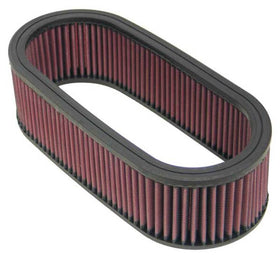 K&N Universal Oval Air Filter 12in Length x 5-1/4in Width x 3-1/4in Height - 0