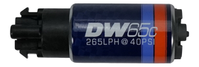 DeatschWerks 265 LPH DW65C Series Compact Fuel Pump w/ Mounting Clips - 0
