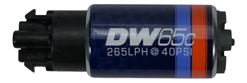 DeatschWerks 265 LPH DW65C Series Compact Fuel Pump w/ Mounting Clips - 0