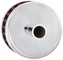 K&N Steel Base Chrome Top Crankcase Vent Filter 1/2in. Vent / 2in. OD / 1-1/2in. Height-4