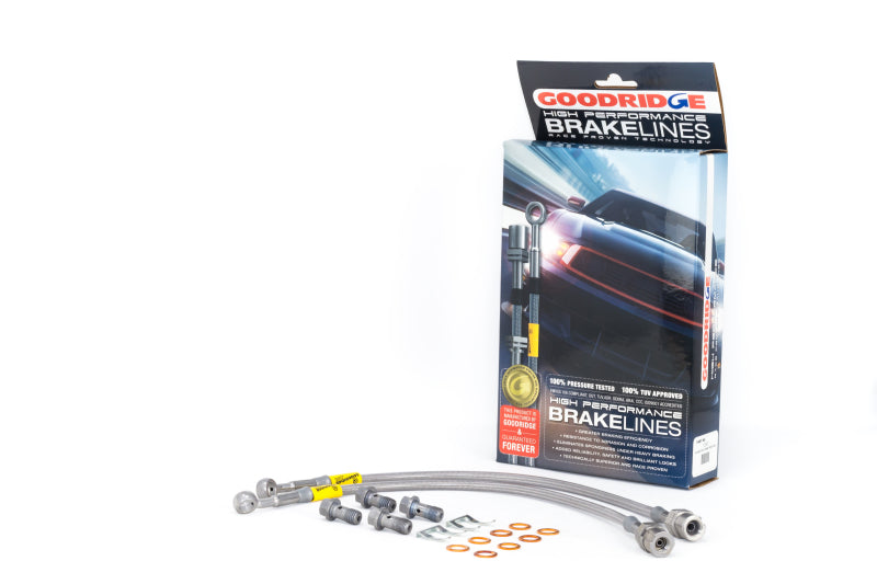 Goodridge 99-04 Ford Mustang Cobra Fronts Only Brake Lines - 0