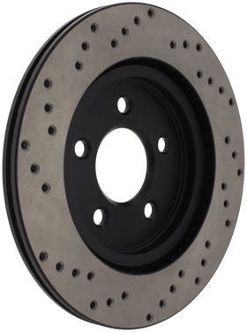 StopTech 05-10 Ford Mustang V6/4.0L / GT V8/4.6L Cross Drilled Right Rear Rotor - 0