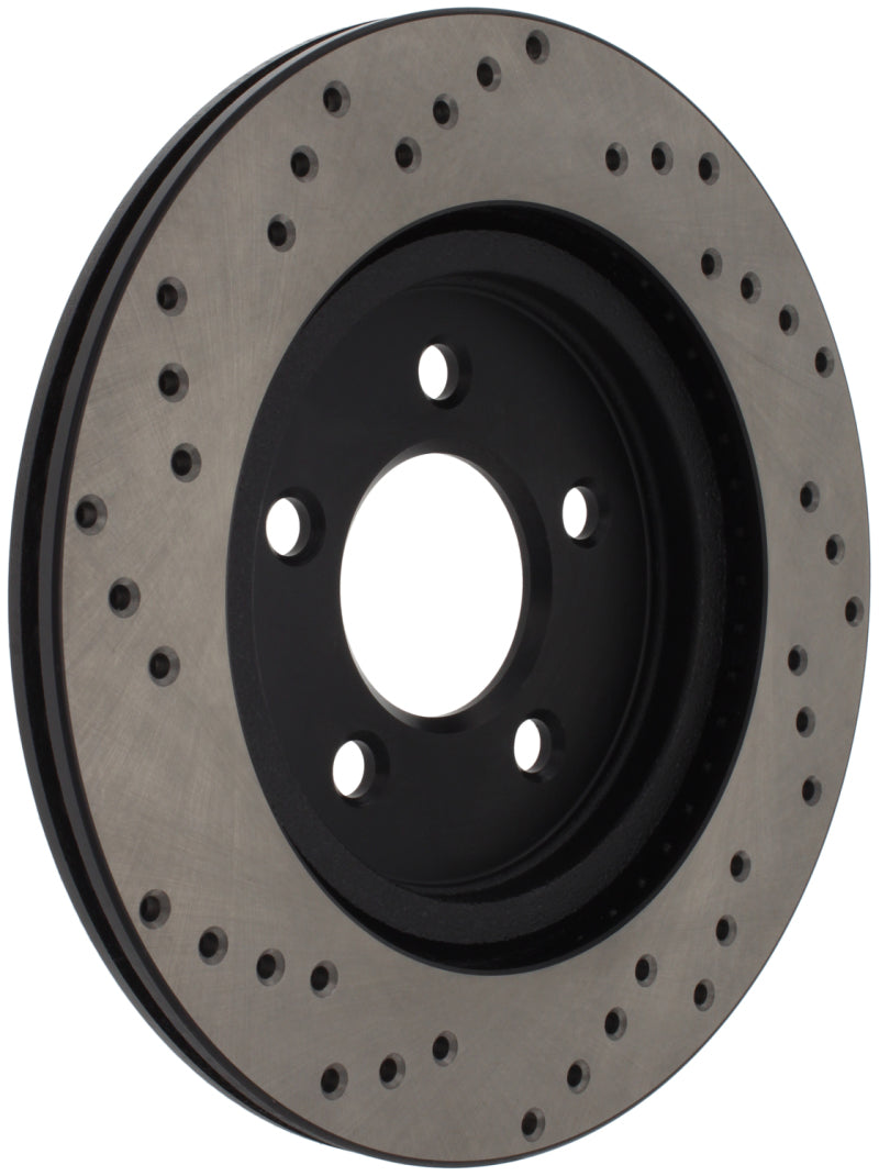 StopTech 05-10 Ford Mustang V6/4.0L / GT V8/4.6L Cross Drilled Right Rear Rotor - 0