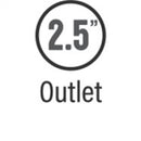 MagnaFlow Muffler Mag SS 22X5X11 2.5/2.5X2.5/-14