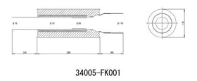HKS Universal Stainless Hi Power 170mm Titanium Muffler - 0