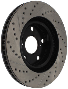 StopTech 07-09 Lexus ES 250/ES 300/ ES330/ES350 SportStop Slotted & Drilled Left Front Rotor - 0
