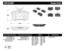 StopTech 02-08 Audi A4 Quattro / 2/99-02 Audi S4 / 93-10 VW Golf GL/GLS Performance Rear Brake Pads-10
