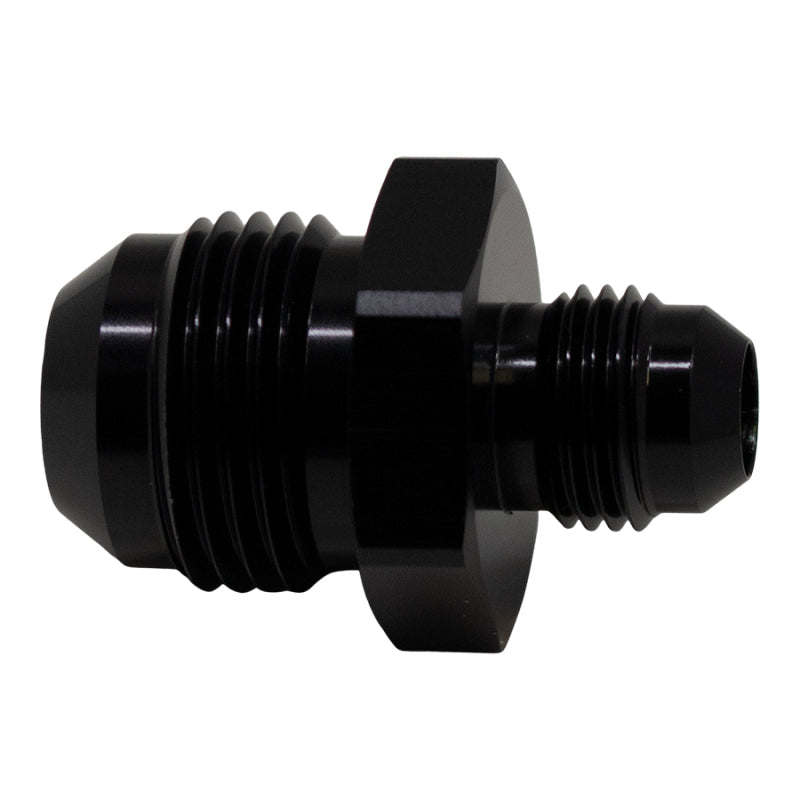 DeatschWerks 10AN Male Flare to 6AN Male Flare Reducer Straight - Anodized Matte Black - 0