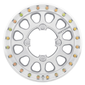 Method MR401-R UTV Beadlock 15x5 / 5+0/43mm Offset / 4x136 / 106mm CB Machined - Raw Wheel - 0