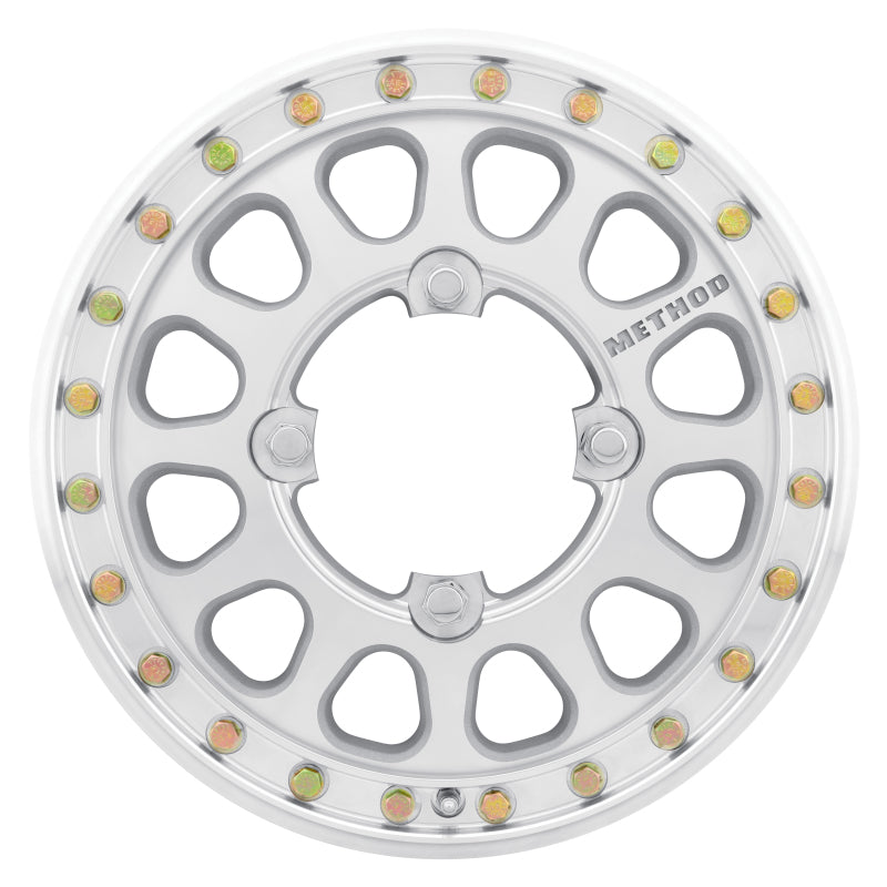 Method MR401-R UTV Beadlock 15x5 / 5+0/43mm Offset / 4x136 / 106mm CB Machined - Raw Wheel - 0