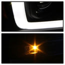 Spyder 04-08 Ford F-150 Projector Headlights - Light Bar DRL - Black PRO-YD-FF15004V2-LB-BK-13