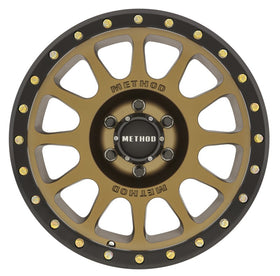 Method MR305 NV 18x9 0mm Offset 6x5.5 108mm CB Method Bronze/Black Street Loc Wheel - 0