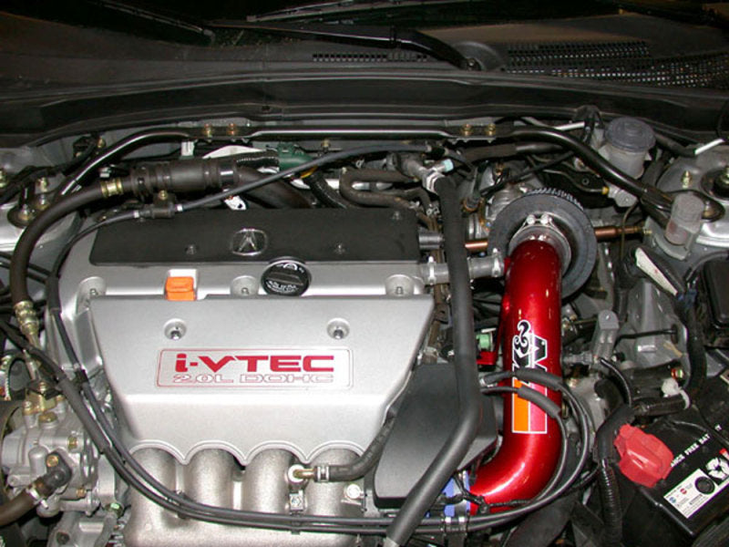 K&N 02 Honda Civic Si Red Typhoon Short Ram Intake - 0