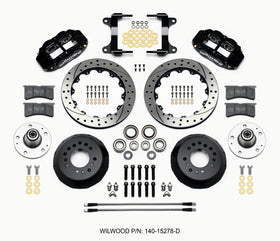 Wilwood Narrow Superlite 6R Front Hub Kit 12.88in Drilled 82-92 Camaro//Firebird