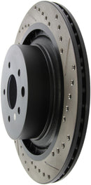 StopTech Infiniti G37 / Nissan 370Z SportStop Slotted & Drilled Rear Left Rotor-15