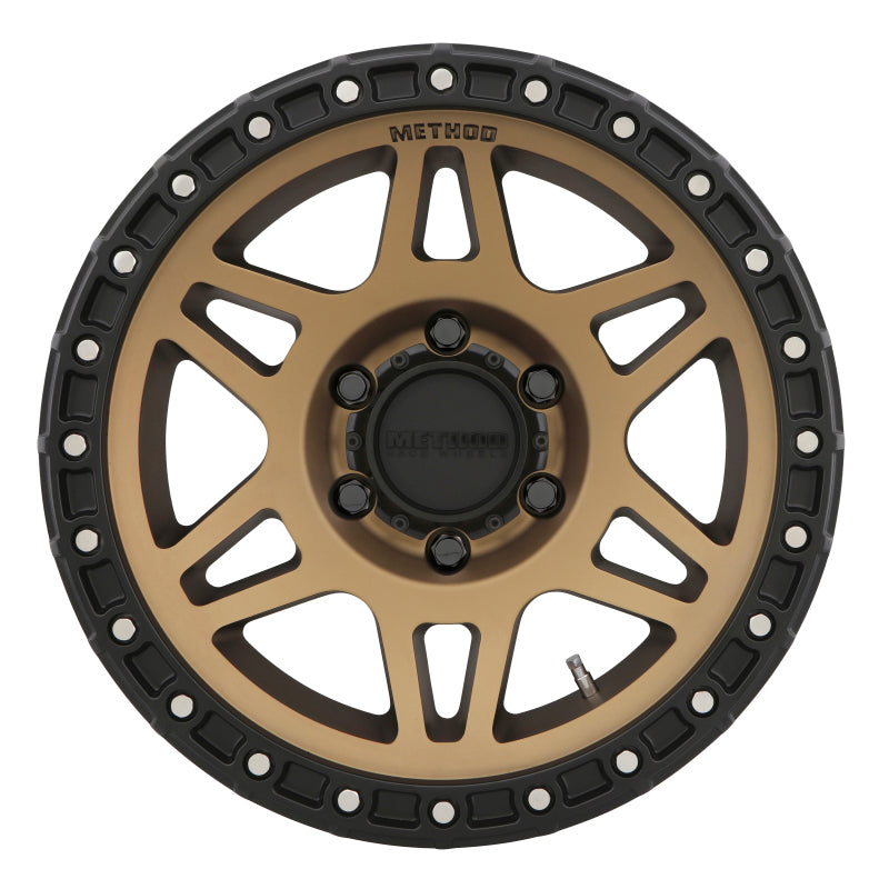 Method MR312 17x8.5 0mm Offset 6x5.5 106.25mm CB Method Bronze/Black Street Loc Wheel - 0