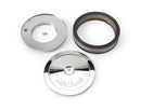 Edelbrock Air Cleaner Pro-Flo Series Round Steel Top Paper Element 10In Dia X 3 5In Chrome-8