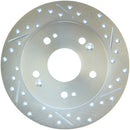 StopTech Select Sport 06-15 Honda Civic Si Slotted and Drilled Left Rear Rotor-1