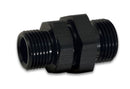 Vibrant -10AN to -8AN ORB Male to Male Union Adapter - Anodized Black-2