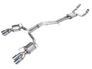 AWE Tuning 19-23 Audi C8 S6/S7 2.9T V6 AWD Touring Edition Exhaust - Chrome Silver Tips-1