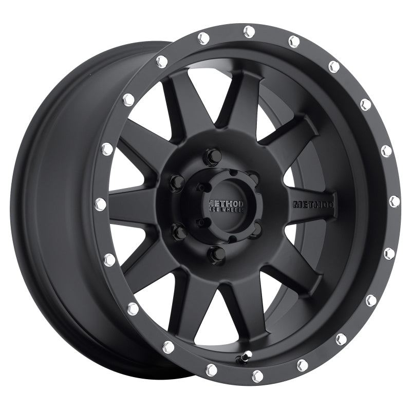 Method MR301 The Standard 17x9 -12mm Offset 6x5.5 108mm CB Matte Black Wheel