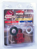 Project Kics Toyota/Daihatsu/Nissan Red Magnetic Drain Bolt - M12X1.25-2