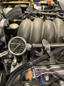 100 PSI Liquid Filled Fuel Pressure Gauge 0-100 PSI WITH Adapter for LS engines /LT1 (92-97) and L98 (TPI) CHEVROLET CHEVY CORVETTE CAMARO-9