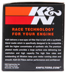 K&N Honda / Kawasaki / Arctic Cat / Suzuki / Triumph / Yamaha 2.594in OD x 2.813in H Oil Filter-6